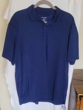 George Deep Blue Polo Golf Shirt